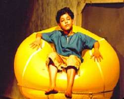 He appeared on stage when he was just three years old in a play called <b>Prachya</b>.